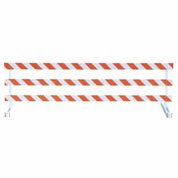 Break-Away Type III - 10' Break-Away  Kit with High Intensity Prismatic Grade Striped Sheeting (One Side)