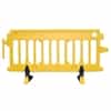 Avalon Crowd Control Plastic Barricade Yellow No Sheeting