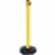 QueueWay-PLUS Tension Belt Stanchion, Yellow Post, 10' ft. Belt