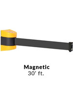 Magnetic Retractable Wall Mounted Barrier 30' ft.