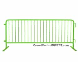 Crowd Control Steel Barricade - Green