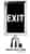 Stanchion Sign 7x11 - "Exit"