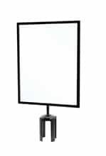 Queue Post Top Blank Sign Frame, 11x14" (insert your own sign)