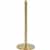 QueueWay Classic Rope Stanchion, Polished Brass Effect