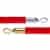 Economy 1" Velvet Rope Red - 6 Feet