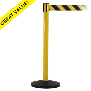 SafetyMaster Xtra - 3" wide 11' ft. belt barrier