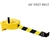 Tensabarrier 970XL with 60â€™ ft. NightView Reflective Yellow/Black Belt