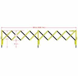 Expanding Barricade (VERSA-GUARD) Extended Width 15' 2"