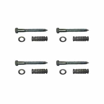 Speed Bump Hardware Kit, includes four pieces of 4 1/2" lag
for concrete installation