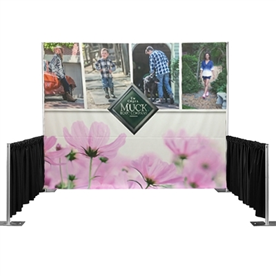 Pipe and Drape Banner; full back wall fabric banner