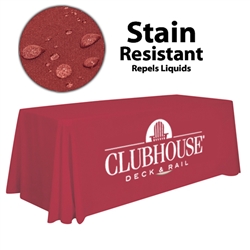 Stain Resistant Fabric Table Cover
