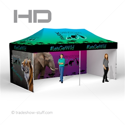 Vantage 10x20 Canopy Tent with Sides [Sidewalls included in package]