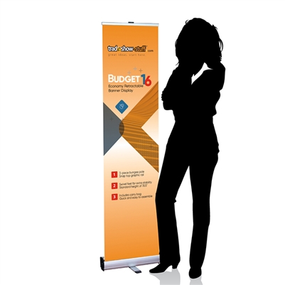 16in Budget Retractable Banner Stand