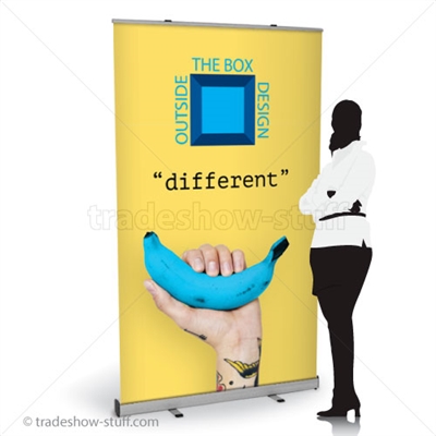 48in Budget Retractable Banner Stand