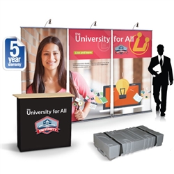 10ft Impact! Retractable Banner Wall Package