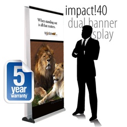 Impact 40 Dual Retractable Banner