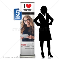Replacement Sabre16" Retractable Banner