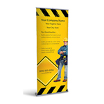 Retractable Banner Display w/ Professional Design - Const1