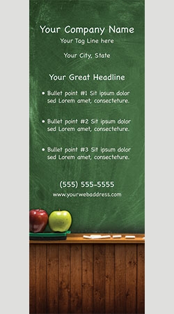 Retractable Banner Display w/ Professional Design - Edu3