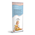 Retractable Banner Display w/ Professional Design - MedPed2