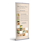 Retractable Banner Display w/ Professional Design - Spa1