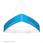 Blimp Trade Show Ceiling Banner 10 Trio Curved