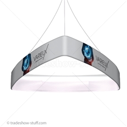 Blimp Trade Show Ceiling Banner 12 Trio Curved