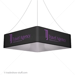 Blimp Trade Show Ceiling Banner 12 Quad