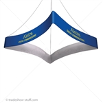 Blimp Trade Show Ceiling Banner 12 Quad Curved