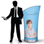 Brandcusi Mini Banner Stand Fabric Angled