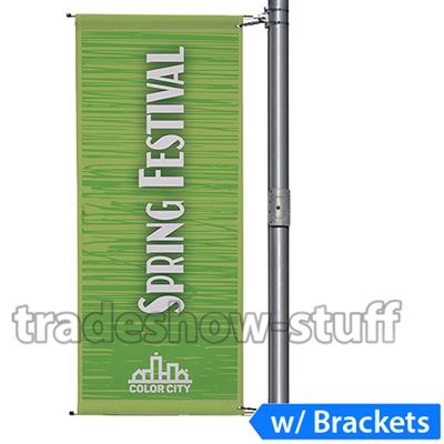 30in Spring Arm Street Pole Banner