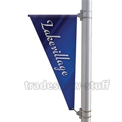 Triangle Single-Span Street Pole Banner
