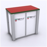 Custom Hybrid Trade Show Counter Pedesta (MOD-1279)