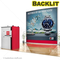 ECO-1061 Backlit 10 Hybrid Trade Show Exhibit 10' x 10'