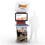 Hybrid Trade Show Monitor Kiosk Display