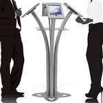 Quad iPad Kiosk Stand for Trade Shows