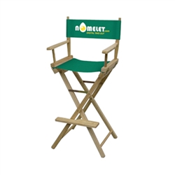 Full-Color Imprinted Bar Height Director Chair