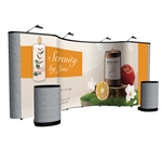 Premium 20ft Combo Pop-up Display