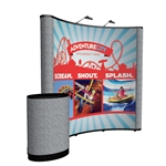 Campaign II 8ft Curved Pop Up Display