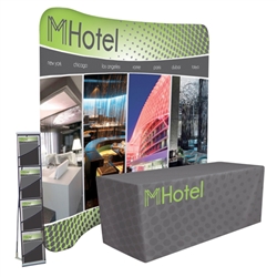 8ft EuroFit Traveler Trade Show Package8ft EuroFit Tension Fabric Display