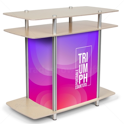 Large Rectangle Trade Show Counter