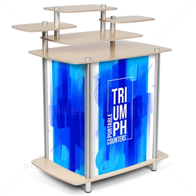 Triumph Multi-Tier Modular Trade Show Counter