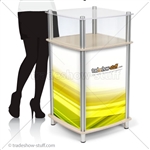 Square Portable Modular Trade Show Counter