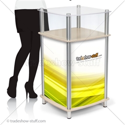 Square Portable Modular Trade Show Counter