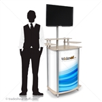 Trade Show MultiMedia Monitor Kiosk