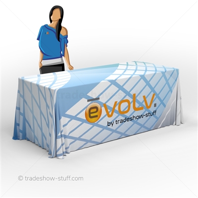 evoLv. Wrinkle-release Custom Printed Table Throw