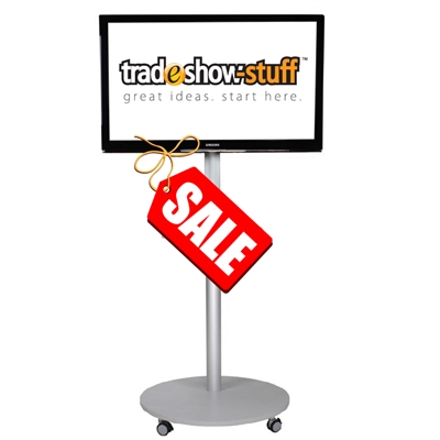 Trade Show Portable TV Monitor Cart