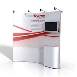 ISO Frame Wave Trade Show Display 8' Kit