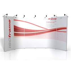 ISO Frame Wave Trade Show Display 16' Kit