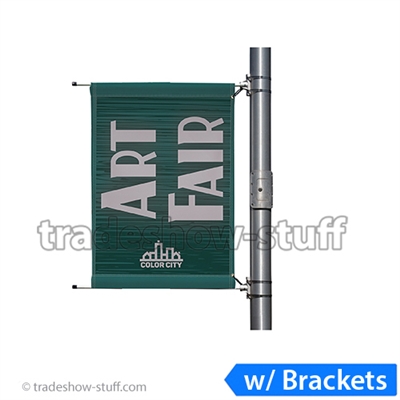 24in Single-Span Street Pole Banner